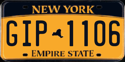 NY license plate GIP1106