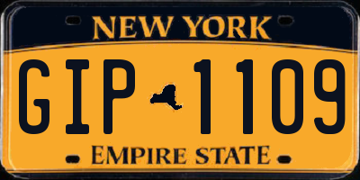 NY license plate GIP1109