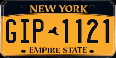 NY license plate GIP1121