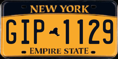 NY license plate GIP1129