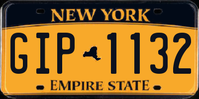 NY license plate GIP1132