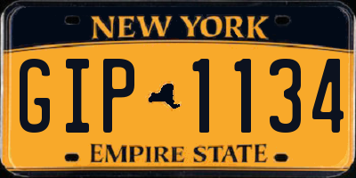 NY license plate GIP1134