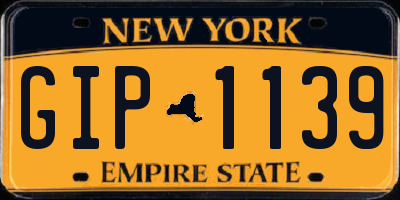 NY license plate GIP1139