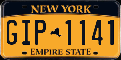 NY license plate GIP1141