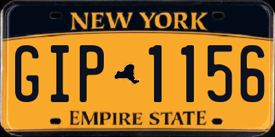 NY license plate GIP1156