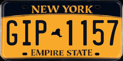 NY license plate GIP1157