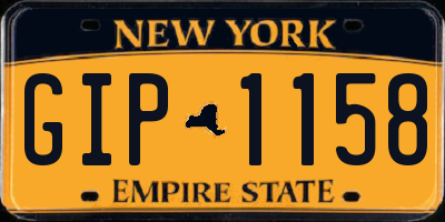 NY license plate GIP1158