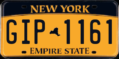 NY license plate GIP1161