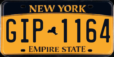 NY license plate GIP1164