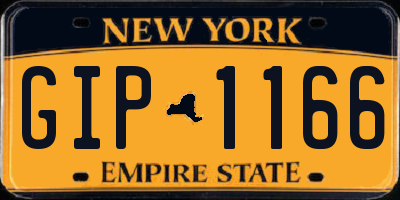 NY license plate GIP1166
