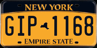 NY license plate GIP1168