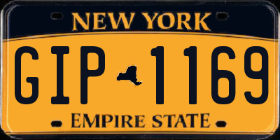 NY license plate GIP1169