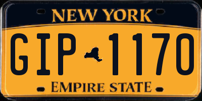 NY license plate GIP1170