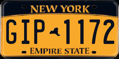NY license plate GIP1172