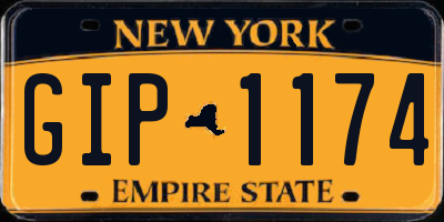 NY license plate GIP1174