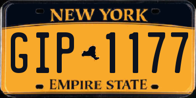 NY license plate GIP1177