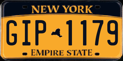 NY license plate GIP1179