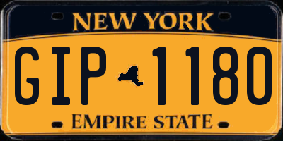 NY license plate GIP1180