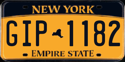 NY license plate GIP1182