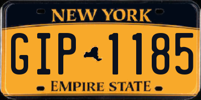 NY license plate GIP1185