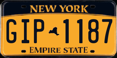 NY license plate GIP1187