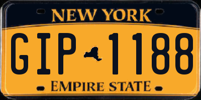 NY license plate GIP1188