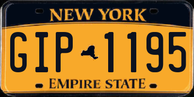 NY license plate GIP1195