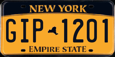 NY license plate GIP1201