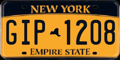 NY license plate GIP1208