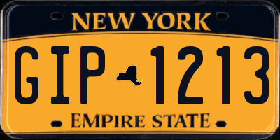 NY license plate GIP1213
