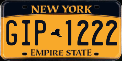 NY license plate GIP1222