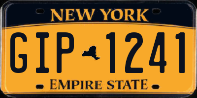 NY license plate GIP1241