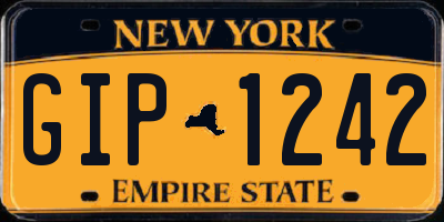 NY license plate GIP1242