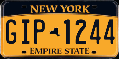 NY license plate GIP1244