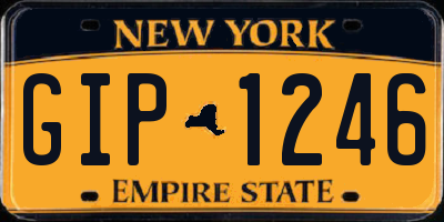 NY license plate GIP1246
