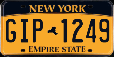 NY license plate GIP1249