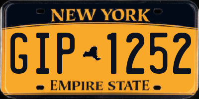 NY license plate GIP1252