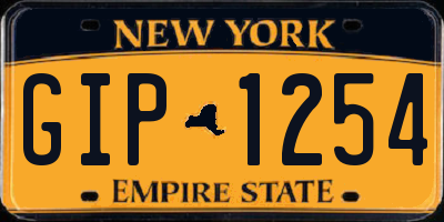 NY license plate GIP1254