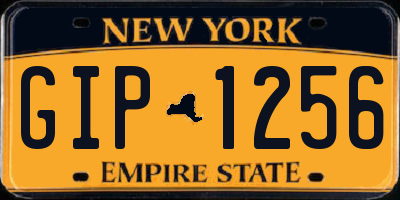 NY license plate GIP1256