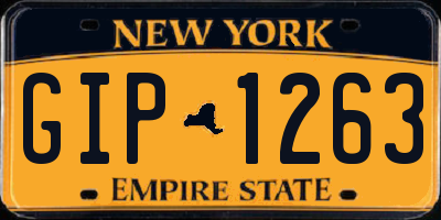 NY license plate GIP1263