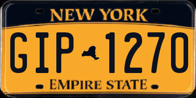 NY license plate GIP1270