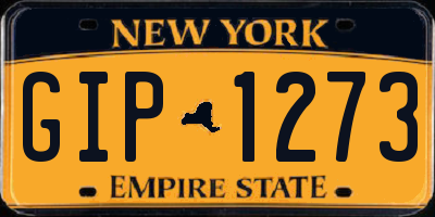 NY license plate GIP1273