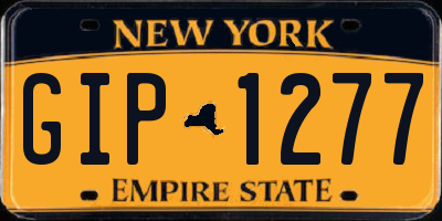 NY license plate GIP1277