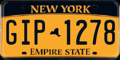 NY license plate GIP1278
