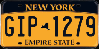 NY license plate GIP1279