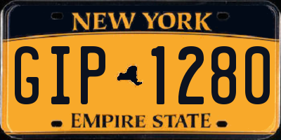 NY license plate GIP1280