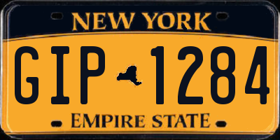 NY license plate GIP1284