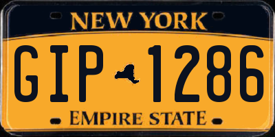NY license plate GIP1286