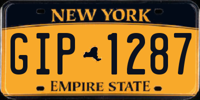 NY license plate GIP1287