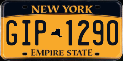 NY license plate GIP1290